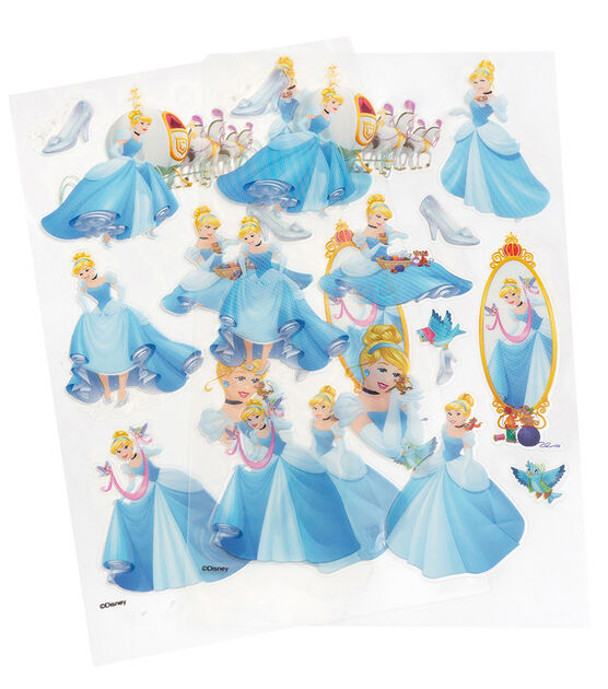 American Crafts Disney Stickers Cinderella, , hi-res, image 2