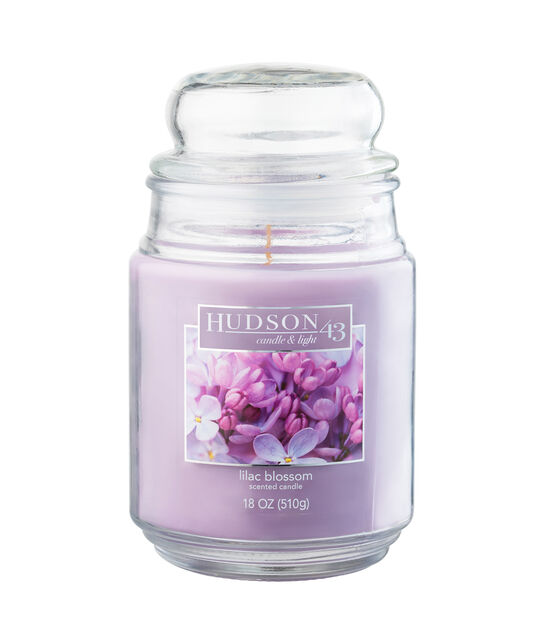 18oz Lilac Blossom Scented Jar Candle by Hudson 47