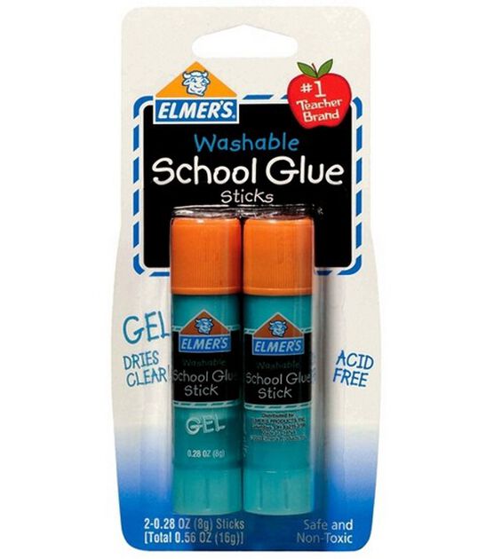 Elmers Washable School Glue Gel Glue Sticks