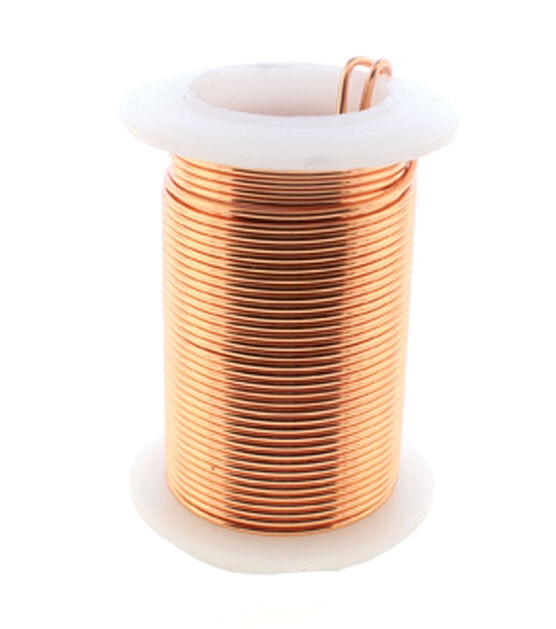 The Beadsmith 28-Gauge Lacquered Tarnish-Resistant Copper Wire for Jewelry  Making,40 Yard,26.9 Meter Spool (Copper)
