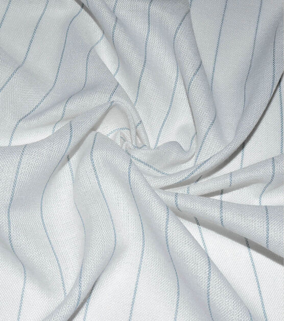 P/Kaufmann Drapery Fabric 56'' Spa Linet Stripe, , hi-res, image 2