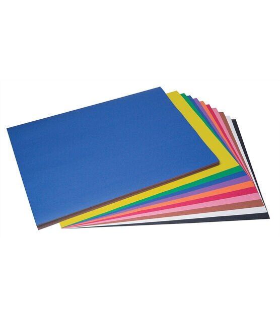 Pacon 100 Sheet 18" x 24" Assorted Sun Works Construction Papers