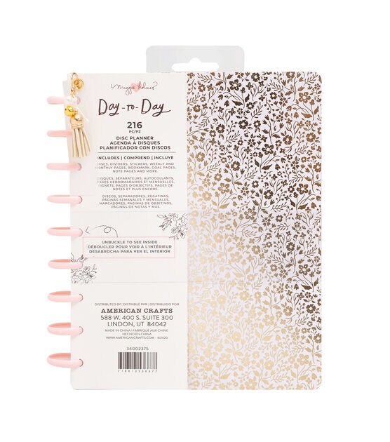 Maggie Holmes Freestyle Planner Gold Floral