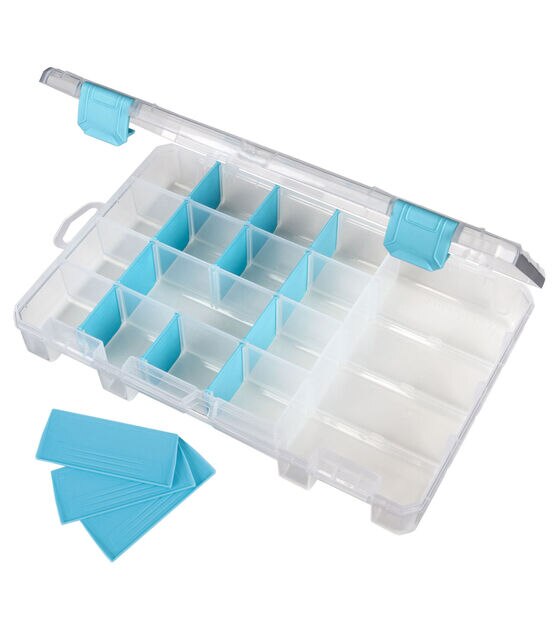 ArtBin Tarnish Inhibitor 4 16 Compartment Box 10.75"X7.375"X1.75" Translucent, , hi-res, image 4