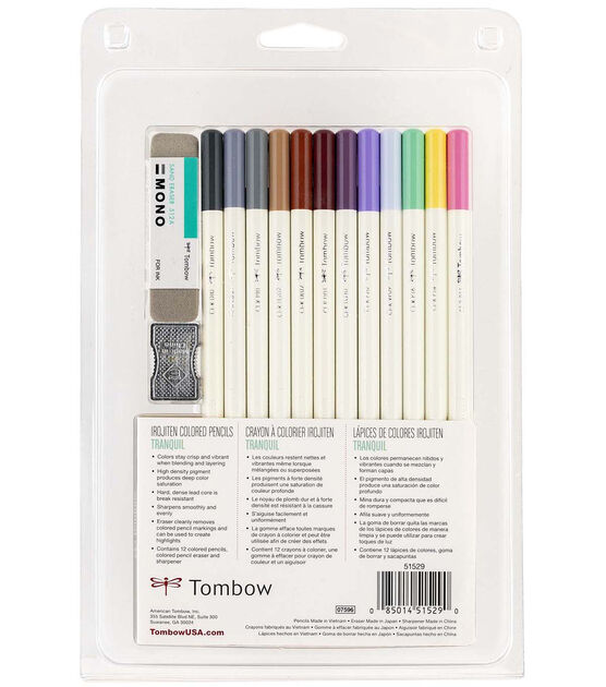 Tombow Colored Pencil Eraser Display