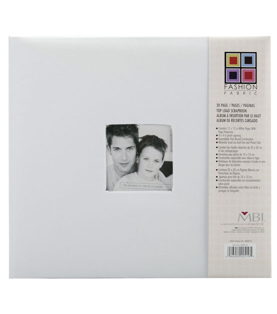 12''x12'' Fabric Postbound Album, , hi-res, image 1