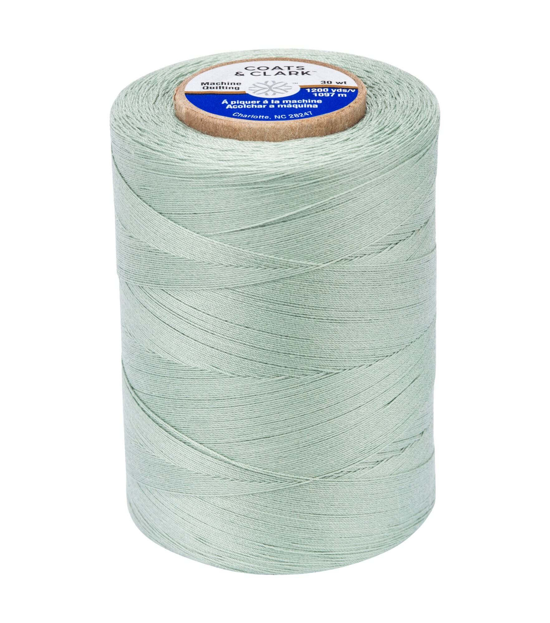 Coats & Clark Machine Quilt Cotton Thread, 0058a Powder Green, hi-res