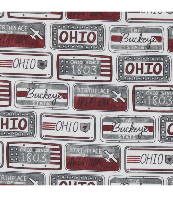 Ohio State Pride Cotton Fabric Quarter Bundle, , hi-res, image 5