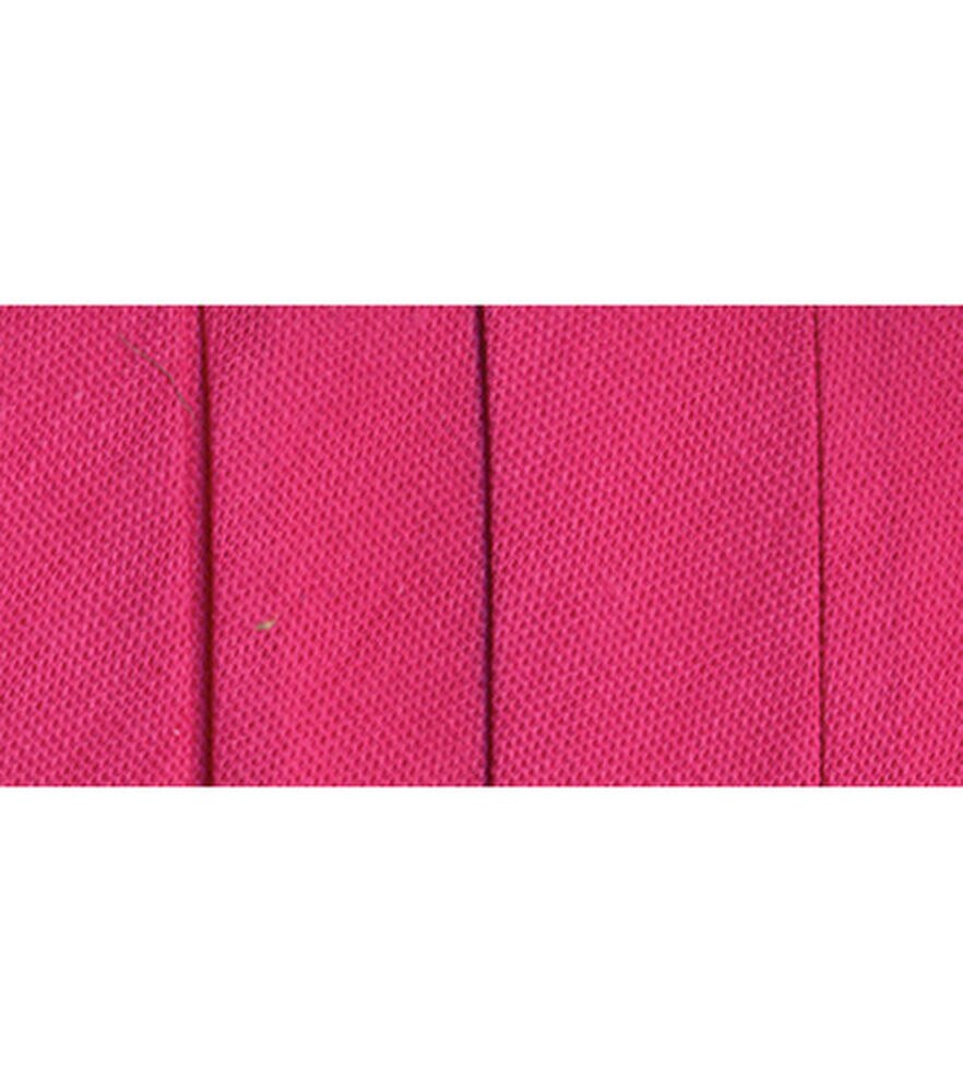 Wrights 1/2" x 3yd Extra Wide Double Fold Bias Tape, Berry Sorbet, swatch