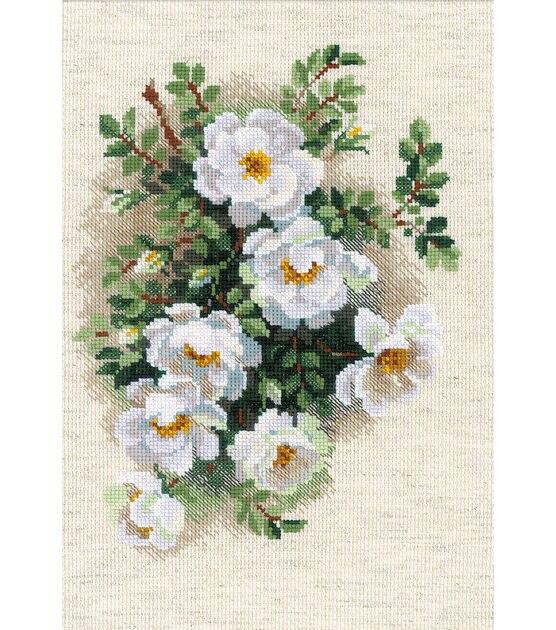 RIOLIS 8" x 12" White Briar Counted Cross Stitch Kit, , hi-res, image 2