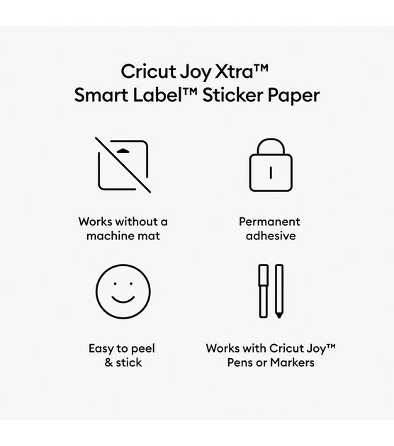 Cricut Joy Xtra 9.5" x 12" Kraft Brown Permanent Smart Label Vinyl 4ct, , hi-res, image 3