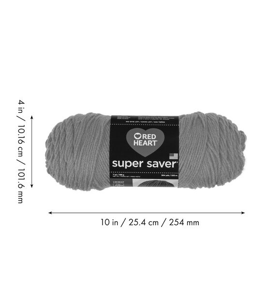 Red Heart Super Saver Delft Blue Yarn - 3 Pack of 198g/7oz - Acrylic - 4  Medium (Worsted) - 364 Yards - Knitting/Crochet