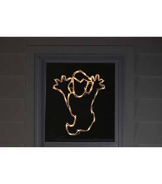 Northlight 15" Lighted Ghost Double Sided Window Silhouette, , hi-res, image 3