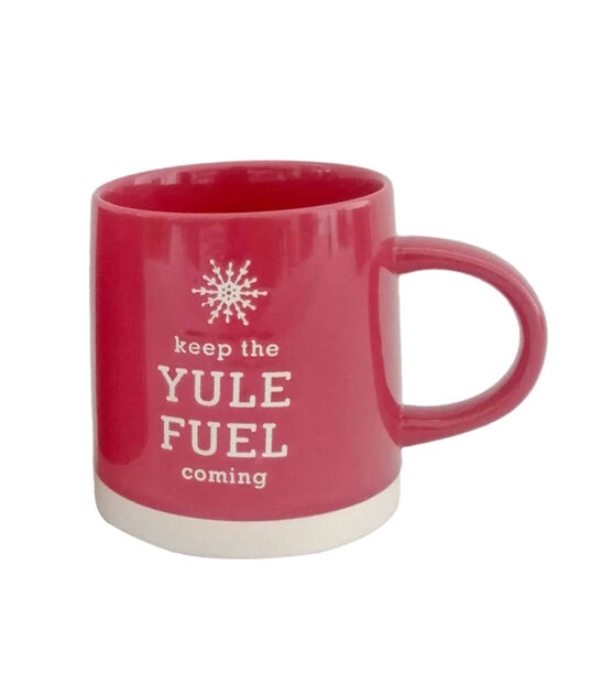 5.5" Christmas Yule Fuel Ceramic Mug 16oz by Place & Time