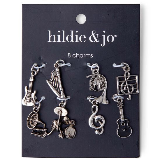 8ct Silver Music Charms by hildie & jo