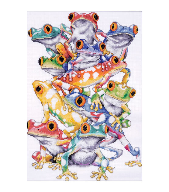 Design Works 11" x 16" Frog Pile Counted Cross Stitch Kit