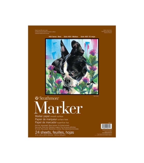 Strathmore Marker Paper Pad 400 Series 11 x 14 24 Sheets