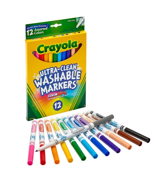 Crayola 12ct Fine Washable Markers