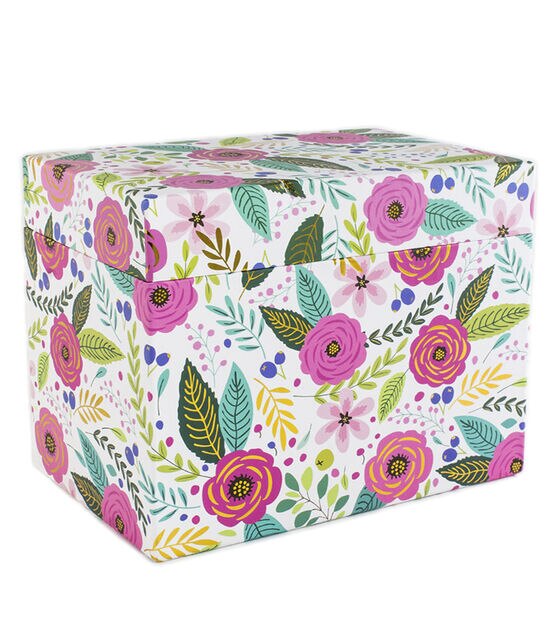 Park Lane Card Storage Box Floral