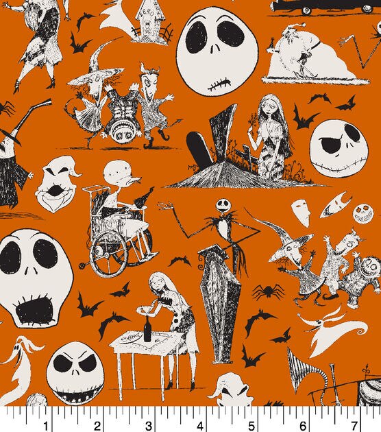 Jack & Friends Nightmare Before Christmas Cotton Fabric, , hi-res, image 2