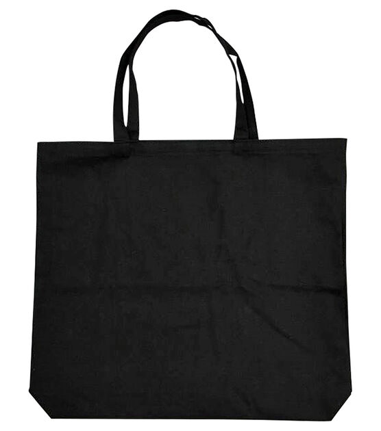 18" Black Canvas Tote by hildie & jo