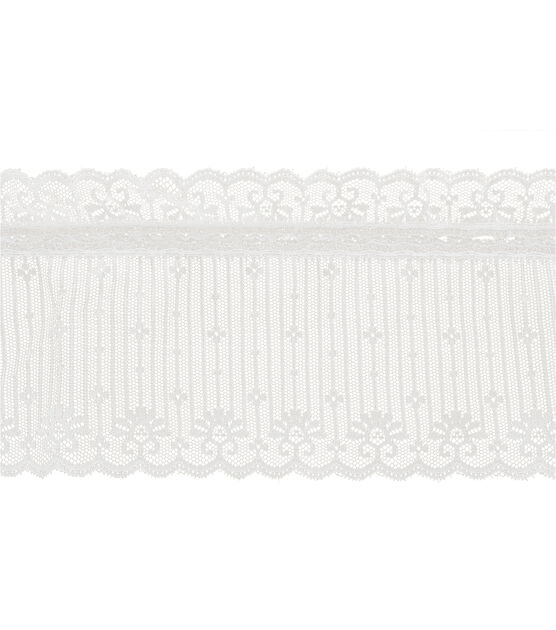 Simplicity Lace Combo Trim White