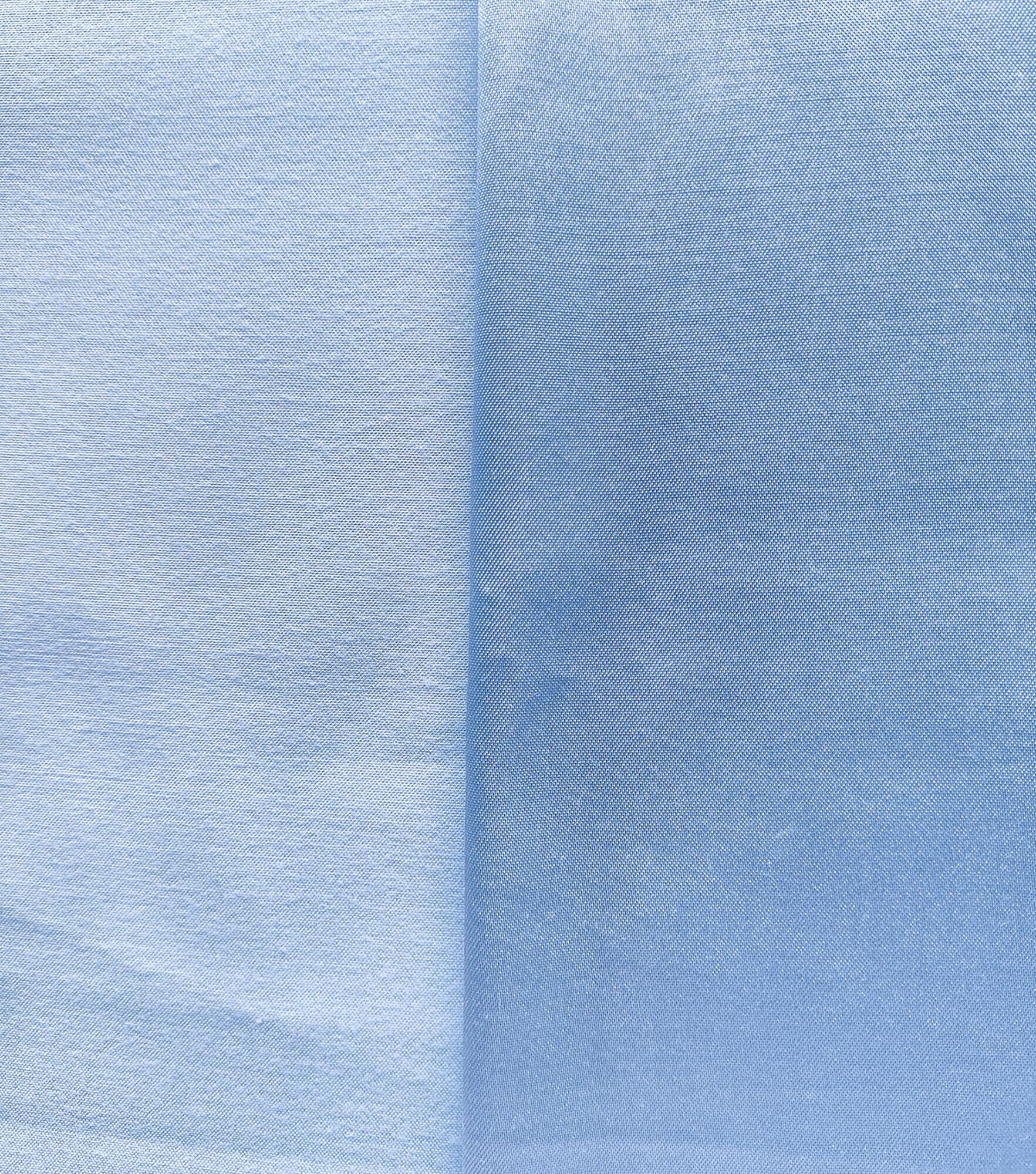 Flannel Back Satin Fabric, Light Blue, hi-res