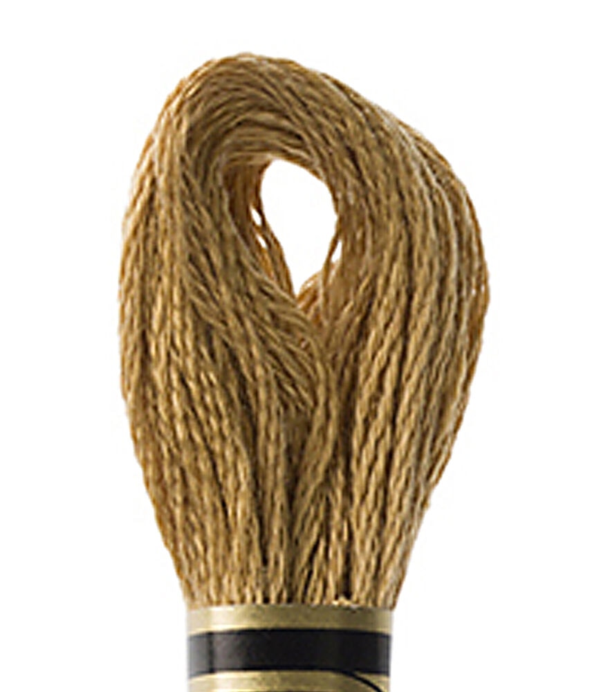 DMC 8.7yd Browns 6 Strand Cotton Embroidery Floss, 3828 Hazelnut Brown, swatch, image 1