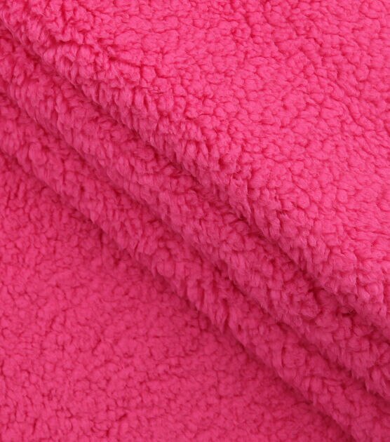 Solid Faux Fur Sherpa Fabric, , hi-res, image 58