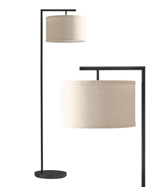 Brightech Montage Modern LED Floor Lamp - Black