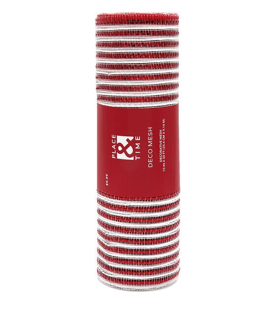 Celebrate It Occasions Mesh Ribbon, 21 in Red | 21 x 30ft | Michaels