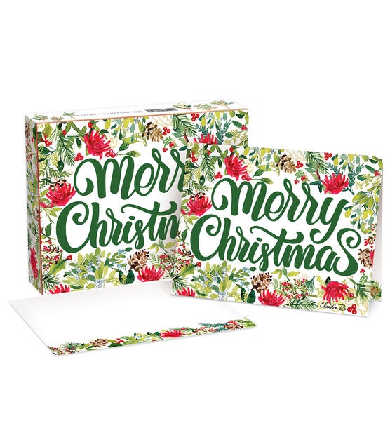LANG Christmas Greens Boxed Christmas Cards, , hi-res, image 4