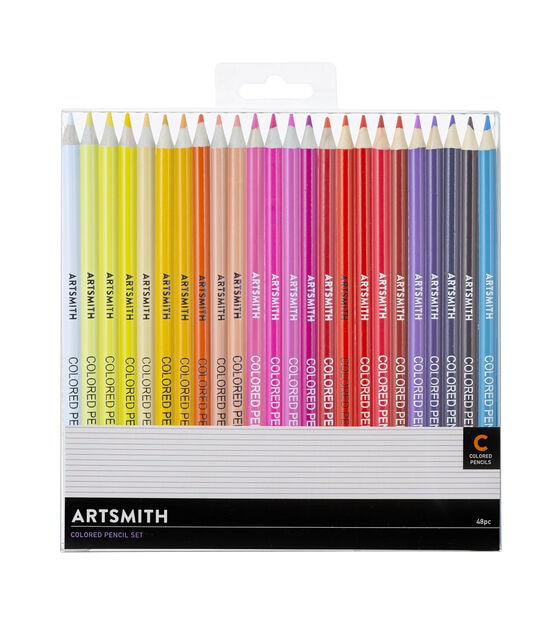 Prinxy 48 Colored Pencils Children's Paintbrush Set Water-Soluble Color Lead Colored Pencils for Adult Coloring Books/Holiday Gifts for Artist Drawing