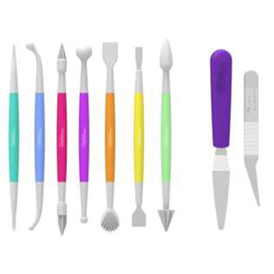 Fondant & Gum Paste Tool Set-9pcs