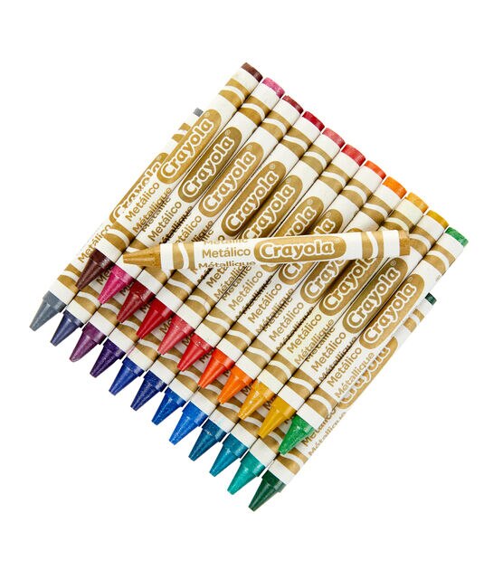 Crayola 4.5" Metallic Crayons 24ct, , hi-res, image 5