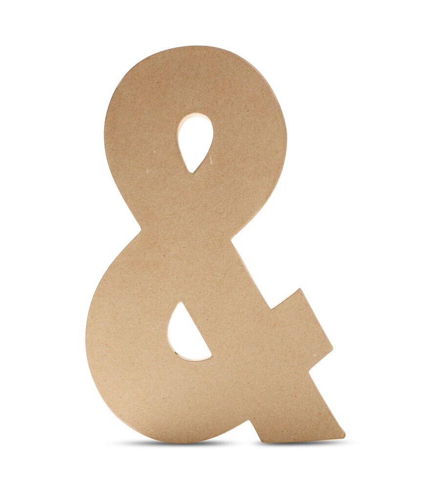  COHEALI Blank Wooden Number paper mache letters paper