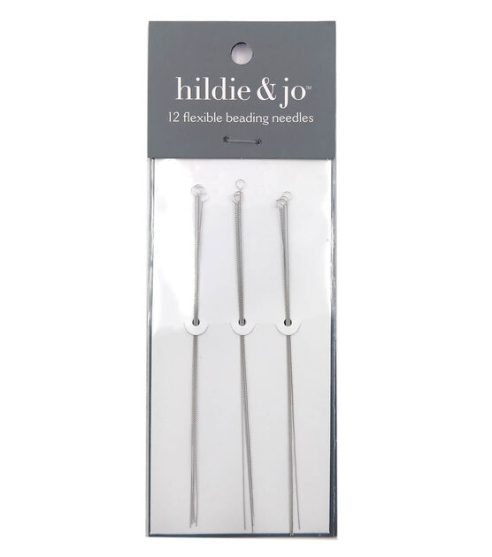 3.5 Flexible Beading Needles 12pk by hildie & jo