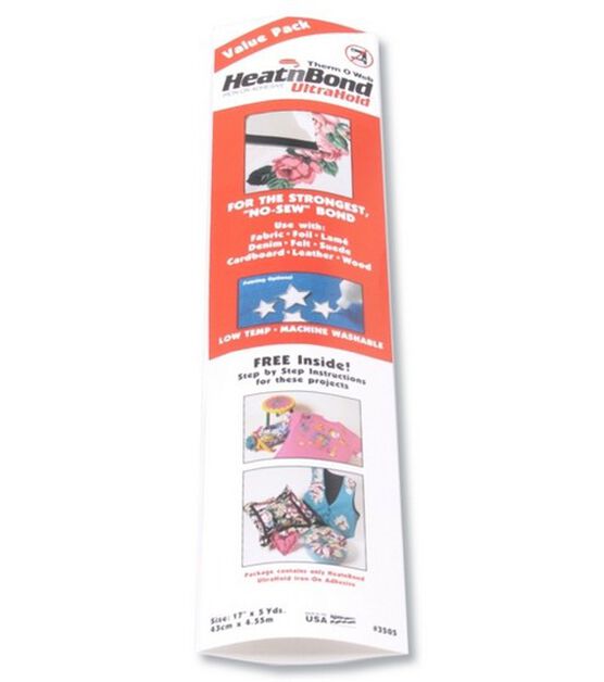 HeatnBond UltraHold Iron-On Adhesive, 17 Inches x 1 Yard