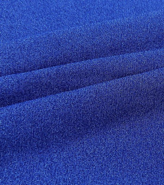 Casa Collection Stretch Metallic Galaxy Mesh Blue Apparel Fabric, , hi-res, image 2