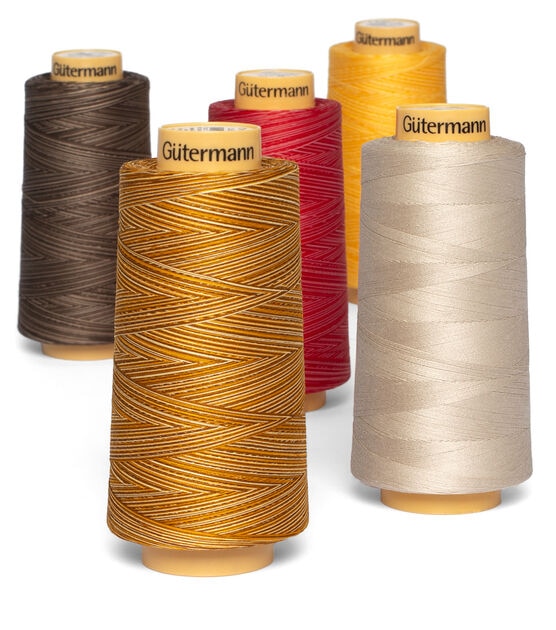 Gutermann Black 100% Cotton Cone Thread, Gutermann #7323705201