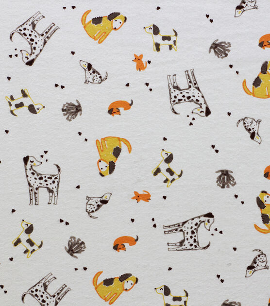 Sweet Dogs Super Snuggle Flannel Fabric