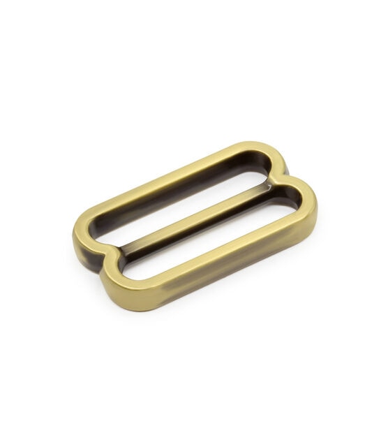 Dritz 1" Fashion Slide Adjusters, Antique Brass, 2 pc, , hi-res, image 2