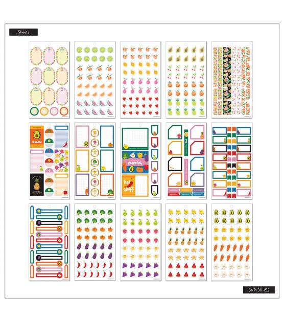 784pc Happy & Hungry Happy Planner Stickers, , hi-res, image 4