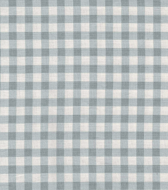 Gray & White Checks Quilt Cotton Fabric by Keepsake Calico