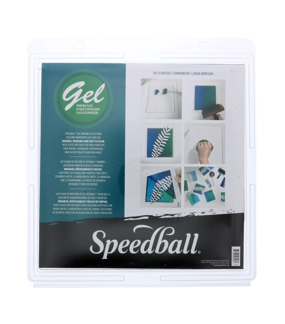 Speedball Gel Printing Plates Single Plates 12in x 12in