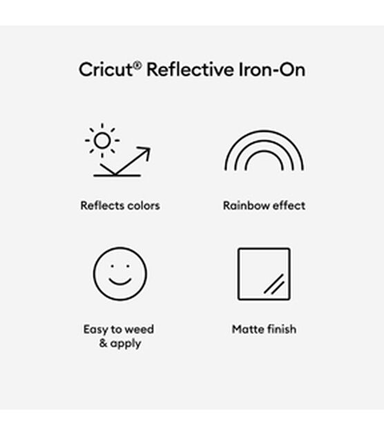 Black Iridescent Rainbow Reflective - Rainbow Vinyl (HTV)– Just Vinyl and  Crafts