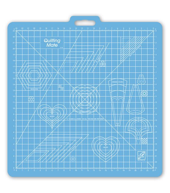 June Tailor Rotary Mat Templates With 23" x 23" Grid