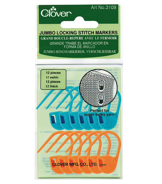 Clover Jumbo Locking Stitch Markers