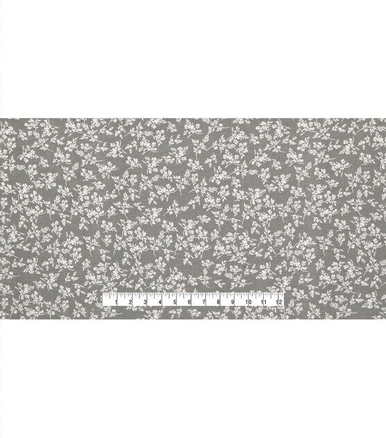 Floral Gray 108" Wide Flannel Fabric, , hi-res, image 4