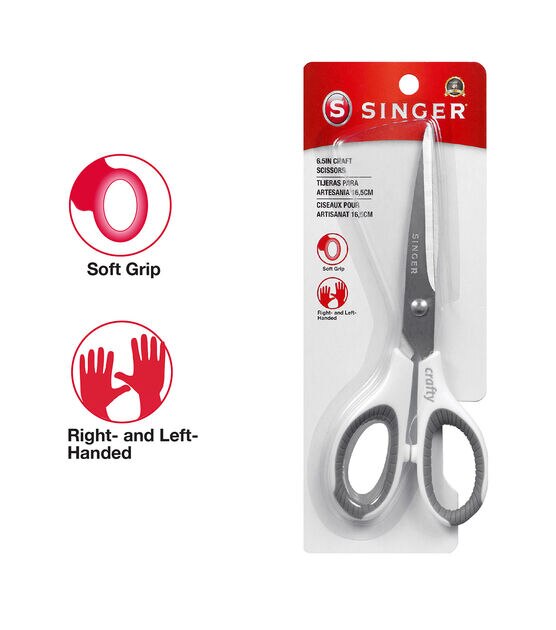 SINGER Craft Scissors with Comfort Grip 6 1/2", , hi-res, image 13